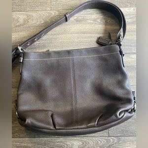 Coach F15064 Signature Leather Duffle Convertible Crossbody Msrp $358